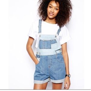 patchwork overalls